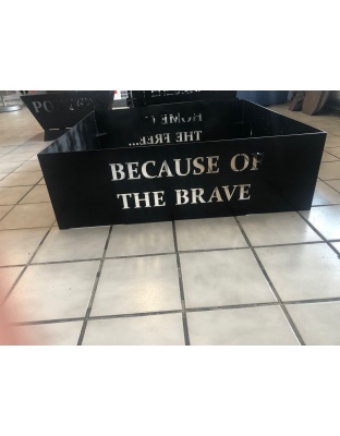 Square Fire Pit Customized