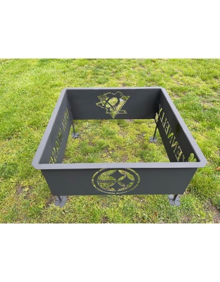 Square Fire Pit Sports Custom