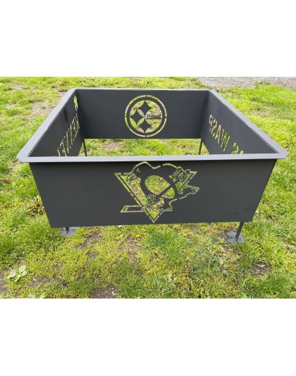Square Fire Pit Sports Custom